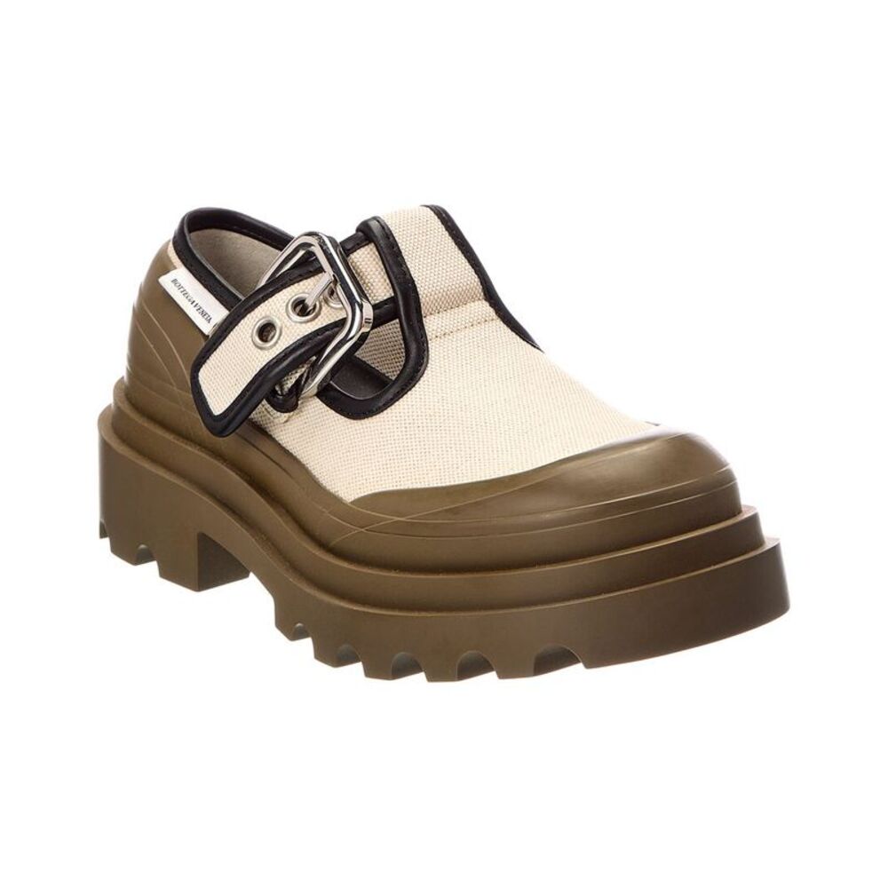 Bottega Veneta Canvas Loafer, Green